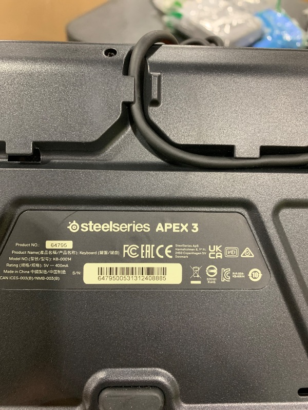 Photo 1 of SteelSeries Apex Pro Gen 3 - Hypermagnetic Gaming Keyboard - OmniPoint 3.0 - Adjustable Activation - Rapid Trigger - Protection Mode - Rapid Tap/SOCD - OLED - RGB - PBT Keycaps - US Layout QWERTY