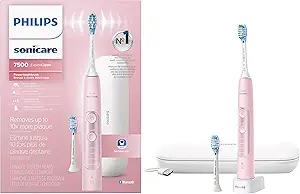 Photo 1 of Philips Sonicare ExpertClean 7500 Pink, Rechargeable Electric Power Toothbrush, HX9690/07