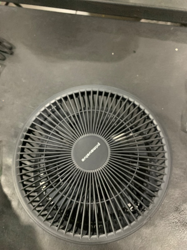 Photo 1 of Primevolve Portable Rechargeable Oscillating Fan, Battery Operated Fan Adjustable Height, USB Home Office Outdoor Camping Travel, Dark Gray 10"