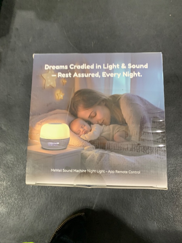 Photo 1 of 2025 Mom's Choice Awards | Sound Machine Baby White Noise Machine with Sunrise Alarm Clock & App Control – 360° RGB Night Light, Sleep Soother for Adults & Kids, Baby Essentials for Newborns
