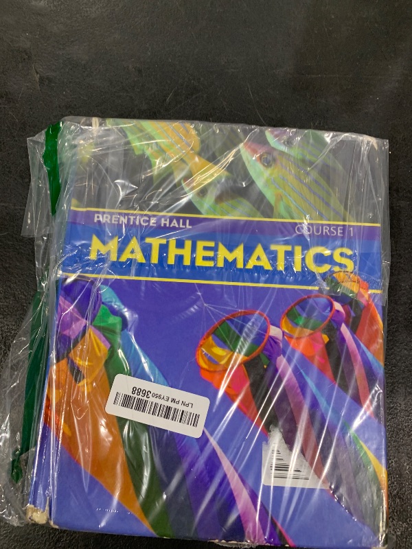 Photo 1 of Prentice Hall Math Student Edition Course 1 2004c
