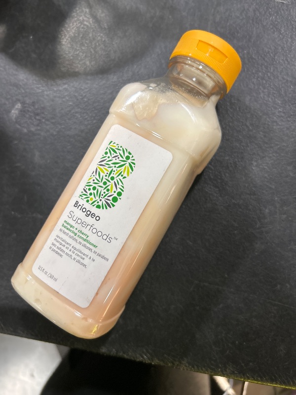 Photo 1 of Briogeo Superfoods Mango + Cherry Balancing Conditioner, Replenish Dull, Dry Hair and Balance Oil for Oily Hair, Conditions and Nourished All Hair Types and Textures, Vegan, Cruelty-Free, 12.5 fl oz