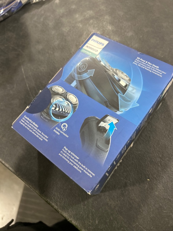 Photo 1 of Philips Norelco Shaver 3600 Series, Wet and Dry Electric Shaver, P-Cap, Travel Pouch, Ash Gold, Model S3242/90