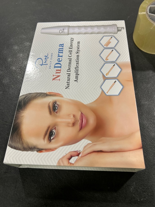 Photo 1 of Pure Daily Care NuDerma Handheld Skin Therapy Wand Machine w/Neon – Anti-Aging - Skin Tightening - Wrinkle Reducing - Dark Circles – Clarifying - Hair & Scalp Stimulator