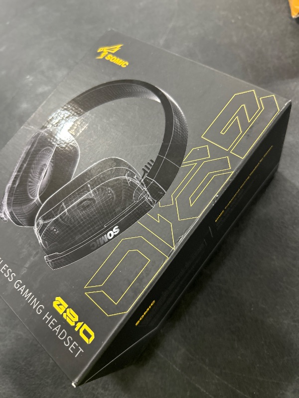 Photo 1 of SOMIC G810 Wireless Headset 2.4G Low Latency Headset for PC PS4 PS5 Laptop, Bluetooth 5.2 Wireless Headphone with Built-in Mic, 50H Playtime, RGB Light Foldable for Gamer (Xbox Only Work in Wired)