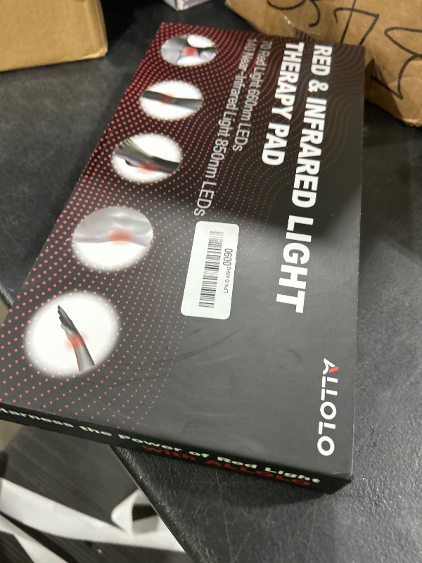 Photo 1 of ALLOLO Red Light Therapy for Body, 3-in-1 LED Bead with Timer Remote Control, 12.6"*6.3" 660nm&850nm Infrared Light Therapy for Body Pain Relief Wearable for Muscle Repair