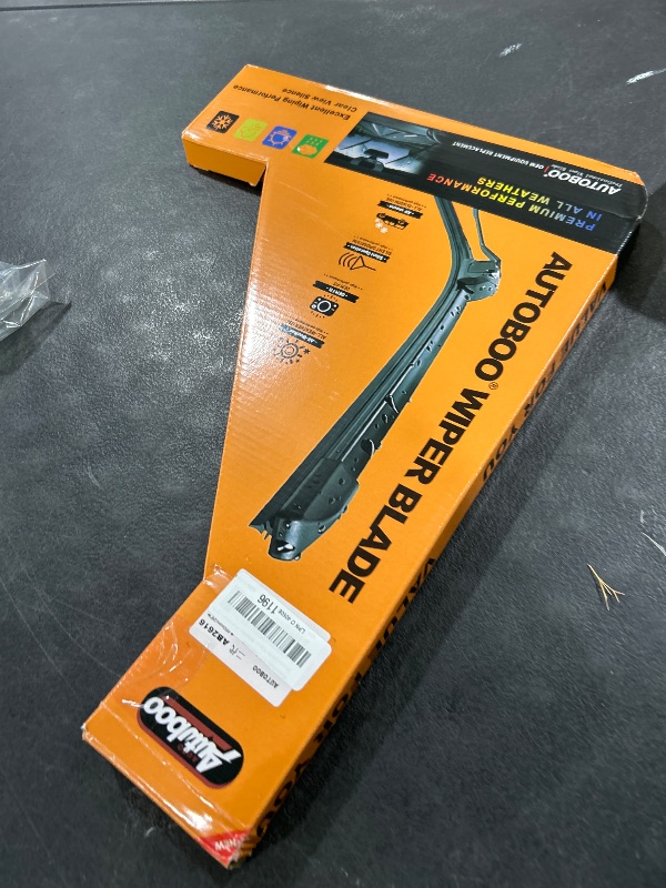 Photo 1 of AUTOBOO 26" and 16" Windshield Wipers Blades (Pack Of 2),OEM Quality Premium All-Seasons Wiper blades,Stable and Quiet Armor wiper blades