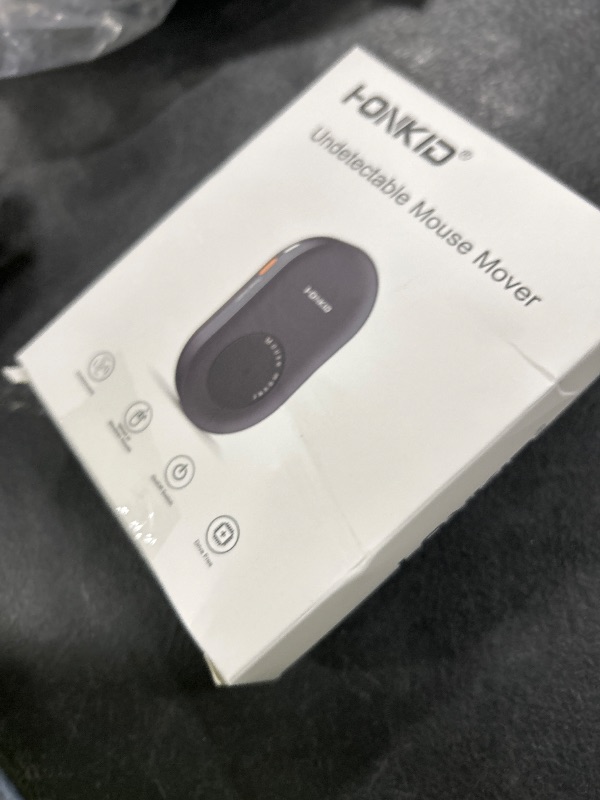 Photo 1 of HONKID Undetectable Mouse Jiggler - Auto Mover with On/Off Switch & USB Port, No Software Needed, Prevent Sleep/Lock for Home Office & PC/Mac/Desktop (Blue Black), Perfect for Gifts/Remote Work