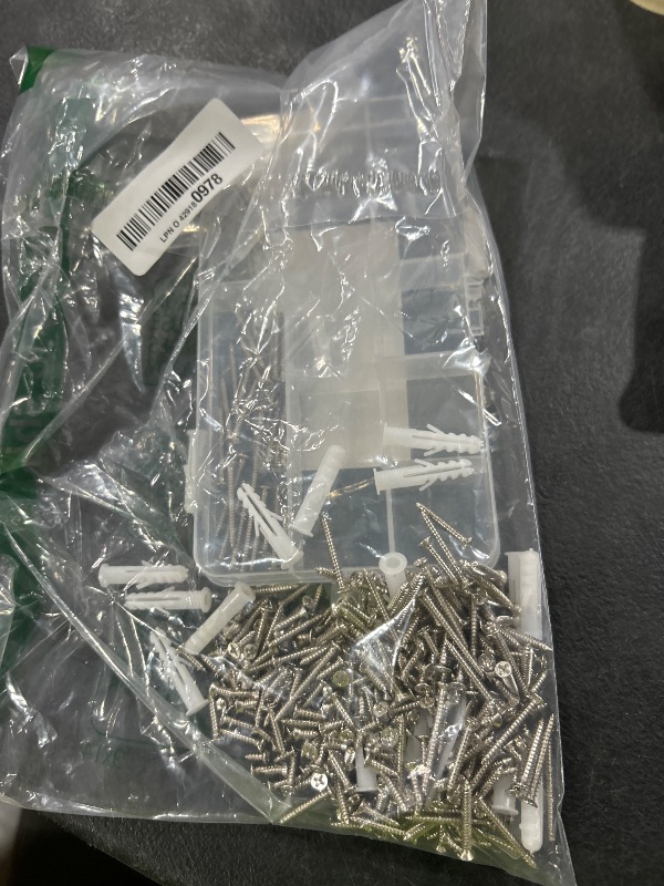 Photo 1 of Nianxihan  Pcs. Set of Carbon Steel, M3 Flat Head Wood Screws - Phillips recessed countersunk Head Tapping Screws, zinc Plated for Durability, Includes 20 M6 Screw Anchors (Sliver)