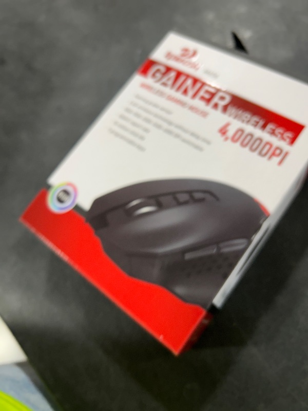 Photo 1 of Redragon M656 Gainer Wireless Gaming Mouse, 4000 DPI 2.4Ghz Wireless Mouse w/ 5 DPI Levels, 7 Macro Buttons, Red LED Backlit & Pro Software/Drive Supported, for PC/Mac/Laptop