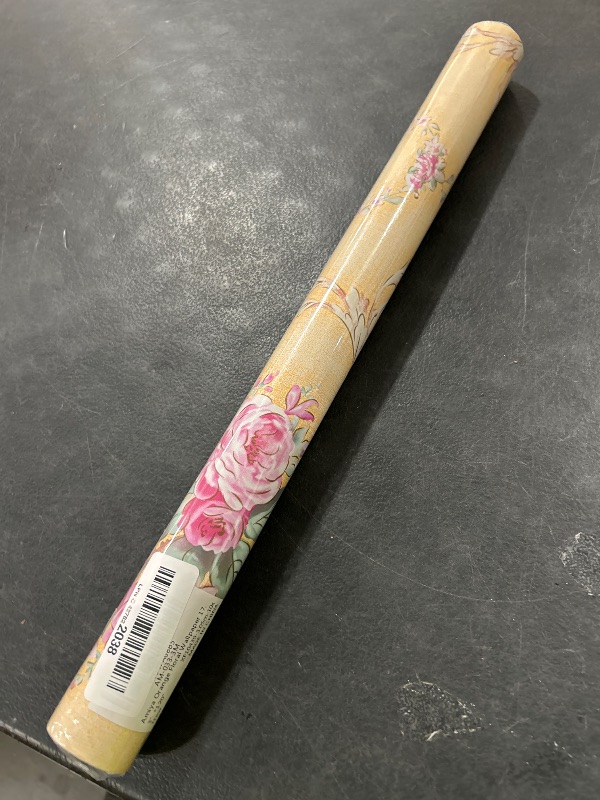Photo 1 of Amiya Floral Peel and Stick Vintage Wallpaper Damask Removable Tan Contact Paper Khaki Self Adhesive Vinly Victorian Paper Suitable for Shelf Line,Kitchens, Living Rooms, Bathrooms, Etc 17.7”x120”