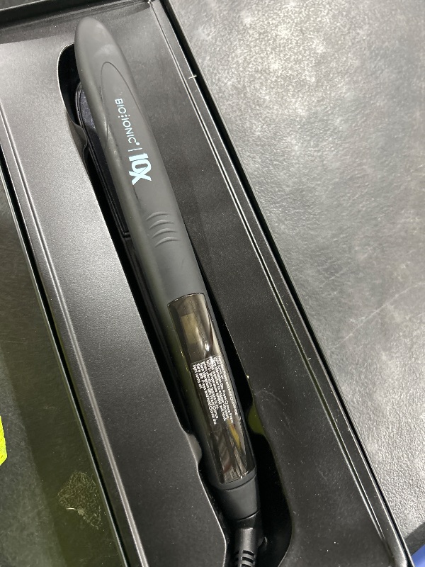 Photo 1 of Bio Ionic 10X Styling Iron, 1" Hair Straightener with Moisturizing Heat Technology, Flat Iron for 10-Minute Styling, Hair Straightener and Curler