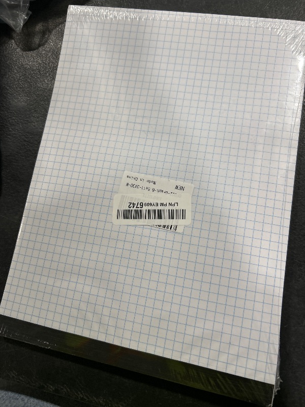 Photo 1 of Ciphyfee Graph Paper 8.5 X 11, 3 Pack, 4x4 Quad Ruled, Grid Paper Pad 8-1/2" X 11.75", Grid Pad 8.5 X 11.75, Engineering Notebook, Easy Tears Off, White 70 Gsm Graft Paper