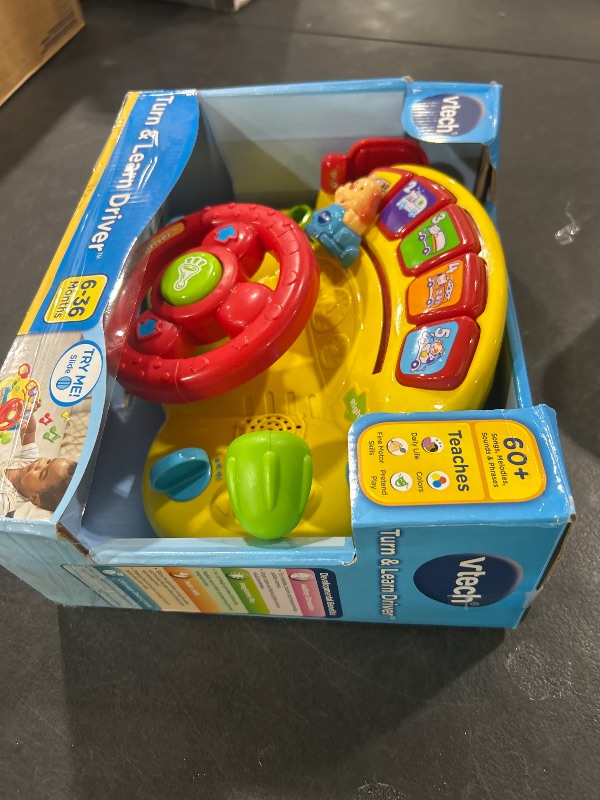 Photo 1 of VTech Turn and Learn Driver, Yellow
