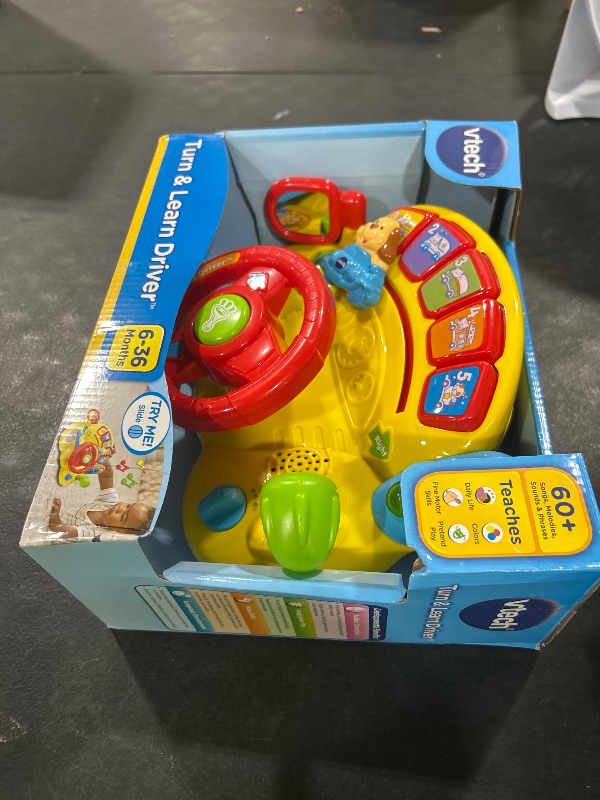Photo 1 of VTech Turn and Learn Driver, Yellow