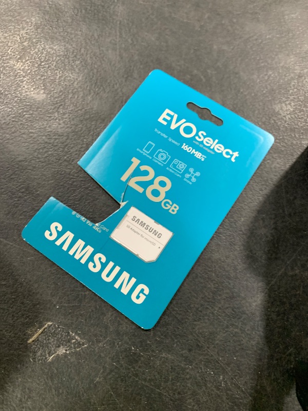 Photo 1 of microsd not included --------------------Samsung EVO Select microSD Memory Card + Adapter, 128GB microSDXC, Up-to 160 MB/s, 4K UHD, UHS-I, C10, U3, V30, A2, for Mobile Phone, Smartphones, Nintendo-Switch, and Tablets (MB-ME128SA/AM)