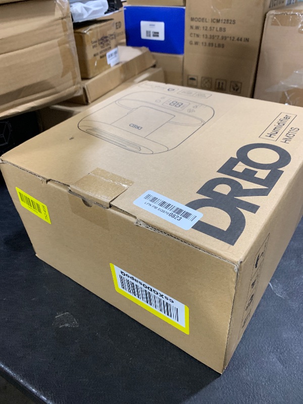 Photo 1 of Dreo Smart Humidifiers for Bedroom, Top Fill 4L Supersized Humidifier Large Room with 28 dB, 36H Runtime, Touch/APP/Voice Control, Nightlight, Cool Mist Humidifiers for Baby, Plants, Indoor, Black