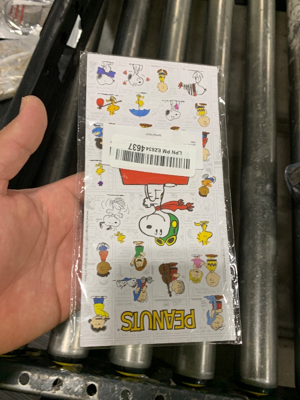 Photo 1 of Peanuts Party Favors for Boys & Girls Bundle ~ 12 Pack Charlie Brown Sticker Sheets for Kids Birthday Party Goodie Bags | Snoopy Party Supplies Set