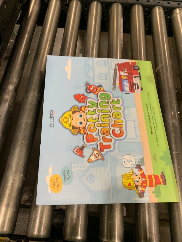 Photo 1 of Potty Training Chart with 35 Stickers, 3 Reminder Stickers and Crown for Toddlers Boys and Girls - Potty Training Rewards for Kids - Fireman