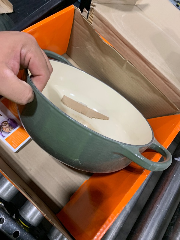 Photo 1 of  Le Creuset Enameled Cast Iron Signature Round Dutch Oven, 7.25 qt., Flame 