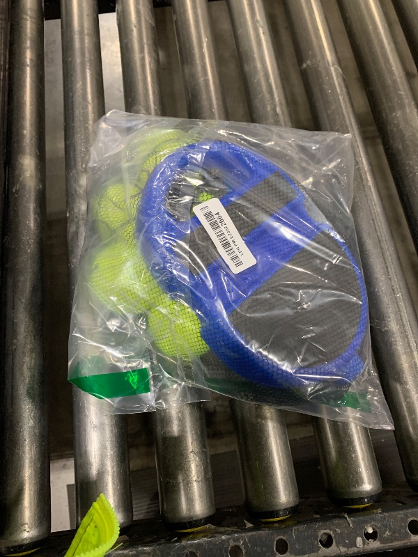 Photo 1 of ZHUOKECE Tennis Trainer Rebound Ball, Solo Tennis Training Equipment with 6 String Balls for Self Pracitce Training for Beginners (Bule)