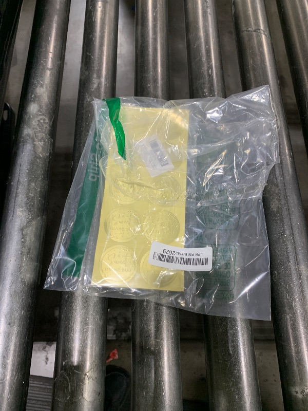 Photo 1 of 100 x A Sweet Thank You Labels Embossed Round Gold Matte Stickers Wedding Snack Bag Sweets Desserts Favors Stickers Embossed Stickers 1.6 inch