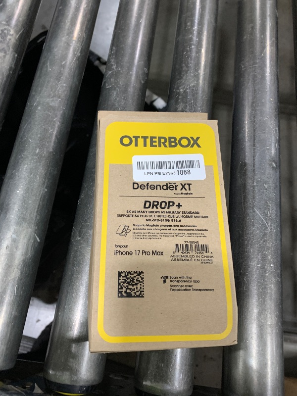 Photo 1 of OtterBox iPhone 17 Pro Max Defender Series Pro XT Clear Case - Offgrid - Blue - Tough, Rugged & Durable iPhone Case, Snaps on MagSafe