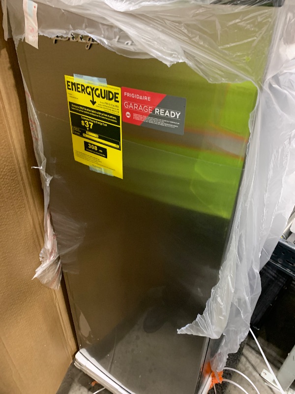 Photo 1 of Frigidaire Upright Freezer, 6.5 cu. ft., Deep Freeze, Vinyl Coated Metal with Wire Shelving, Compact for Kitchen, RV, Dorm, Cabin, and Trailer, Platinum Design Series, Silver - 21D x 23W x 56H
