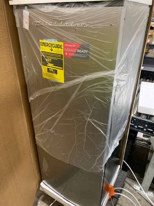 Photo 1 of Frigidaire Upright Freezer, 6.5 cu. ft., Deep Freeze, Vinyl Coated Metal with Wire Shelving, Compact for Kitchen, RV, Dorm, Cabin, and Trailer, Platinum Design Series, Silver - 21D x 23W x 56H