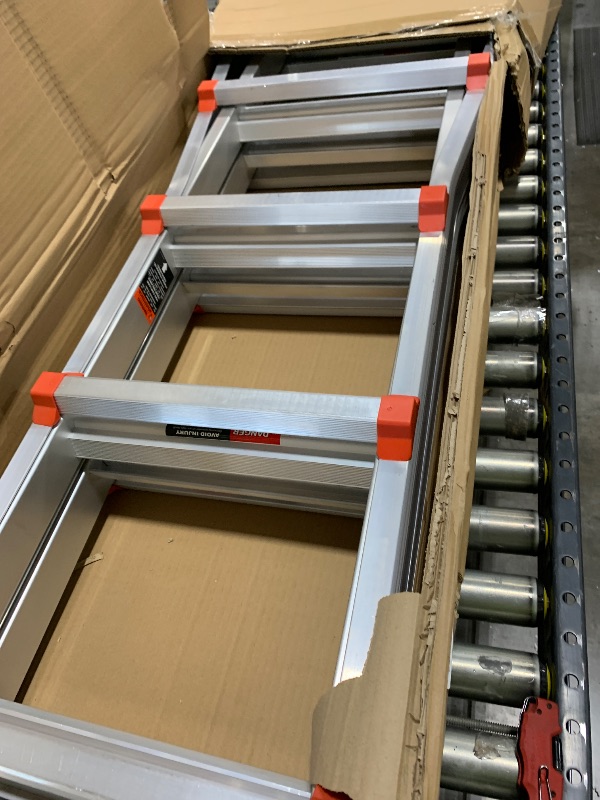 Photo 1 of Little Giant Ladder Systems, SkyScraper, M17, 9-17 Foot, Stepladder, Aluminum, Type 1A, 300 Lbs Weight Rating, (10110)