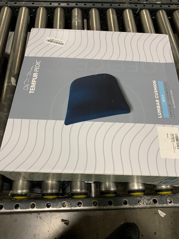 Photo 1 of Tempur-Pedic Pedic Lumbar Cushion,Foam, Blue 15 X 15 X 4 Inch