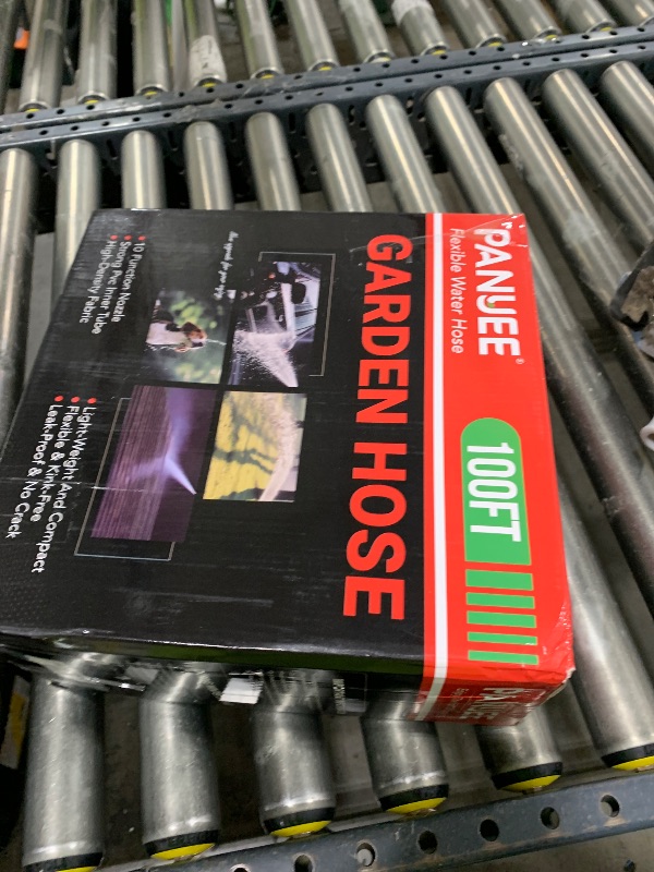 Photo 1 of Panyee Upgraded 100FT Non-Expanding Garden Hose, Lightweight, Flexible Ultra-Light Water Hose, Burst-Resistant, Lead-Free, Anti-Kink, High-Pressure