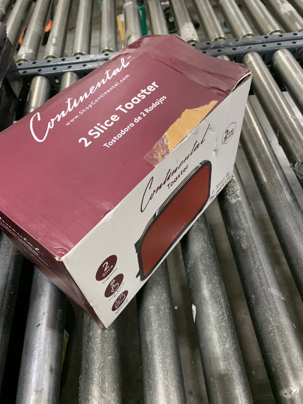 Photo 1 of Continental Electric CE-TT011 Electric Toaster, 2 Slice, White