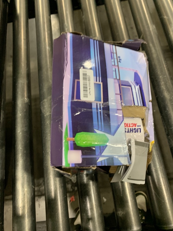 Photo 1 of DevSeries Jailbreak: SWAT Van - 8-Inch Vehicle with Lights, Working Treads, Mounted Machine Gun, 2.75-Inch Figure, and Exclusive Virtual Item Code