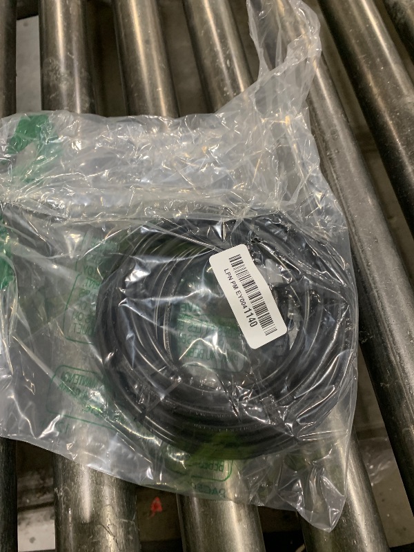Photo 1 of HASMX 30 Feet Long 17 Guage 2-Prong Replacement Power Supply Cord Cable for Shark, All Upright Eureka, Sanitaire, Bissell Vacuums Vacuum Cleaner Power Cord - Black Color, 1 Pack