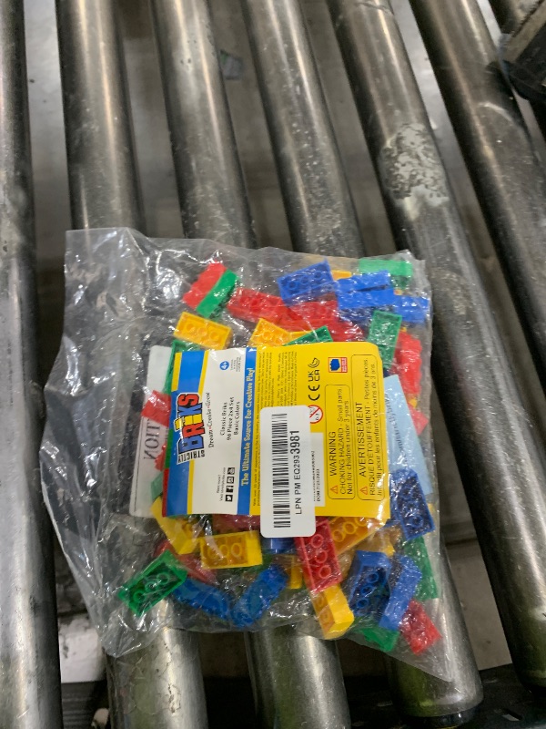 Photo 1 of Strictly Briks Building Blocks Starter Kit - Compatible with All Major Brick Brands - 96 2x4-Stud Bricks in Blue, Green, Red & Yellow - Creative Building Play Set for Ages 3 & Up