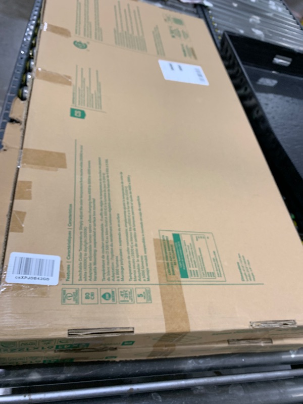 Photo 1 of Lithonia Lighting STAKS 2X4 ALO6 SWW7 LL Stack LED Troffer Downlight with 3000 to 5000 Adjustable Lumens and 3500 to 5000K Switchable CCT, 2 Feet by 4 Feet, White