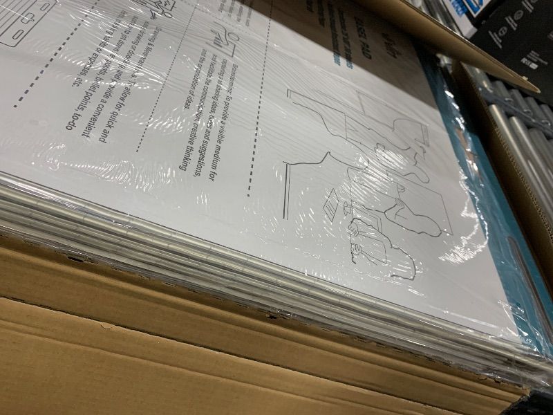 Photo 1 of ViVin Grid Sticky Easel Pad, 25 x 30 Inches Flip Chart Paper for Teachers and Students, Large Self Stick Easel Paper for School & Office, 30 Sheets/Pad, 10 Pads/Pack