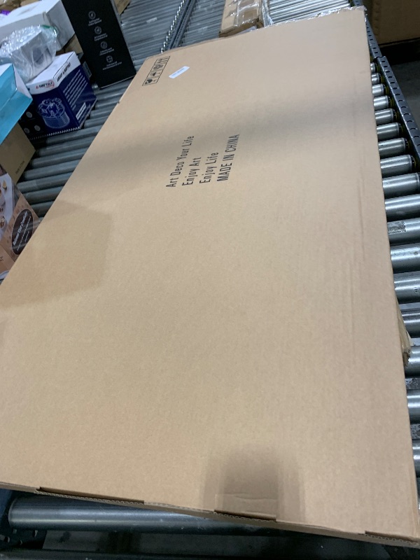 Photo 1 of  Arjun Pink Rose Canvas Wall Art for Bedroom Flower Large Floral Wall Art Living Room Painting Textured Artwork Modern Picture Home Office Dining Room Wall Decor, Extra Large 58"x29" 