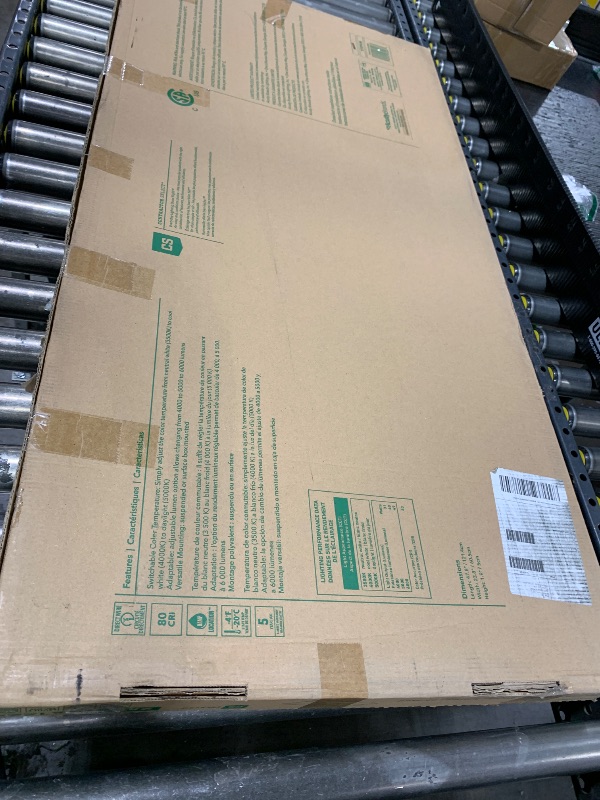 Photo 1 of Lithonia Lighting STAKS 2X4 ALO6 SWW7 LL Stack LED Troffer Downlight with 3000 to 5000 Adjustable Lumens and 3500 to 5000K Switchable CCT, 2 Feet by 4 Feet, White