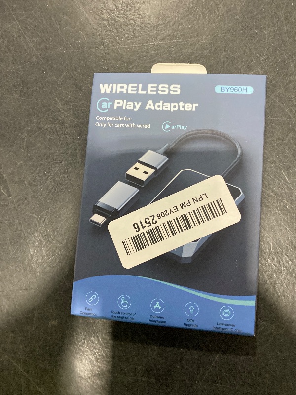 Photo 1 of Wireless Carplay Adapter,2025 Upgrade Stable Converts Wired to Wireless Car Play Dongle for iPhone Apple iOS 10+,No Delay Carplay Control Plug & Play Cars Fit from 2016
