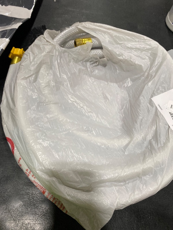 Photo 1 of Camco TastePURE 25-Ft Water Hose - RV Drinking Water Hose Contains No Lead, No BPA & No Phthalate - Features Diamond-Hatch Reinforced PVC Design - 5/8” Inside Diameter, Made in the USA (22783)