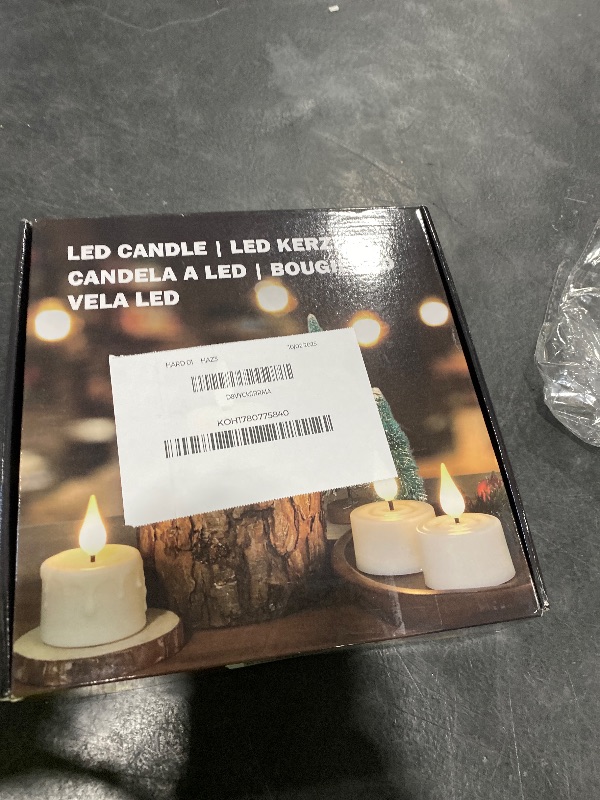 Photo 1 of FREEPOWER Rechargeable Flameless Tea Lights Candles Flickering with Remote Timer, Black Wick Battery Operate LED Tealights for Home Decor, Party and Holiday Decoration, 12PCS USB Rechargeable