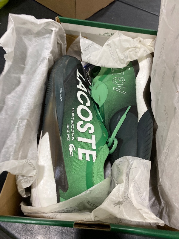 Photo 1 of Lacoste Men's AG-LT25 Lite Sneaker, Dark Green, 12
