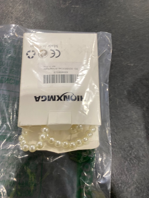 Photo 1 of HIONXMGA Corsage Wristlet Band 4 Pcs Elastic Pearl Wrist Corsage Bracelets Bands for Women, Stretch Pearl DIY Handmade Prom Flower Supplies Accessories for Wedding Graduation Party