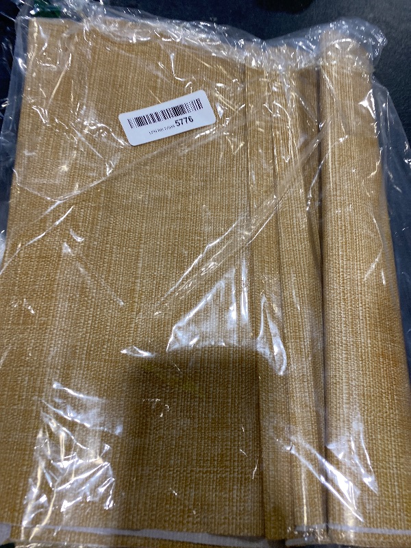 Photo 1 of 6 Pcs Burlap Print Tablecloth, Rustic Farmhouse Table Cloth Rectangular Waterproof Table Cover for Outdoor Party Home Kitchen Wedding, 54x108 Inch