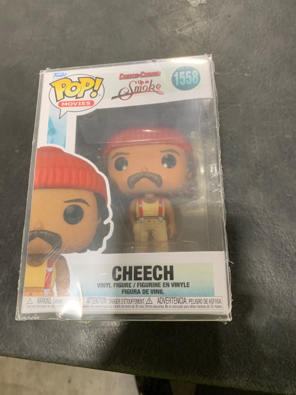 Photo 1 of POP Movies: Cheech & Chong's Up in Smoke - Cheech Funko Vinyl Figure (Bundled with Compatible Box Protector Case) Multicolored 3.75 inches