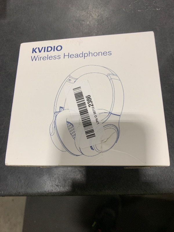 Photo 1 of KVIDIO Bluetooth Headphones Over Ear, 65 Hours Playtime Wireless Headphones with Microphone, Foldable Lightweight Headset with Deep Bass, HiFi Stereo Sound Low Latency for Travel Work Cellphone