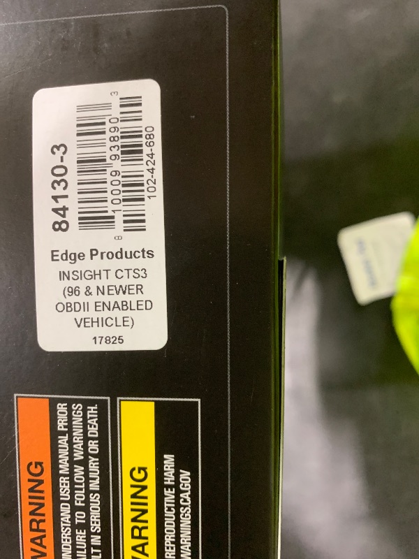 Photo 1 of Edge Insight CTS3 Digital Gauge, Compatible with 1996 & Up OBD-II Vehicles. 84130-3