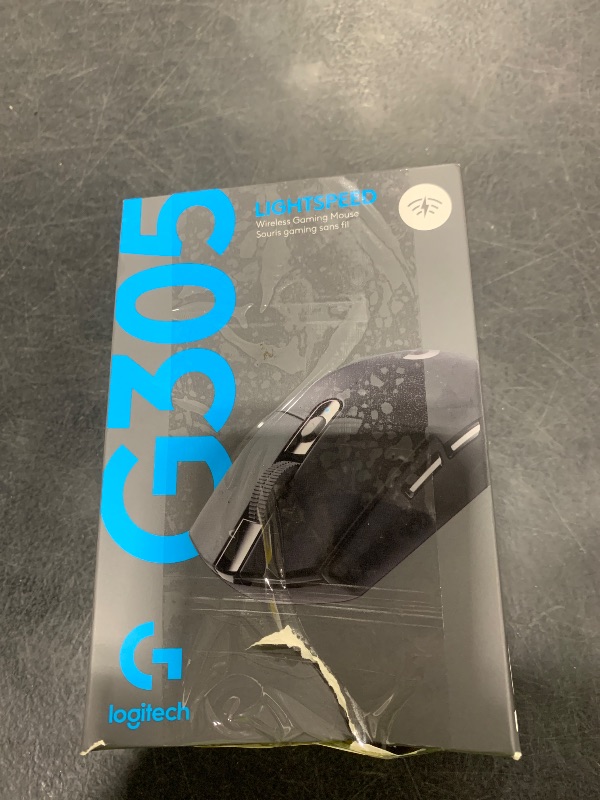 Photo 1 of Logitech G305 LIGHTSPEED Wireless Gaming Mouse, Hero 12K Sensor, 12,000 DPI, Lightweight, 6 Programmable Buttons, 250h Battery Life, On-Board Memory, PC/Mac - Black